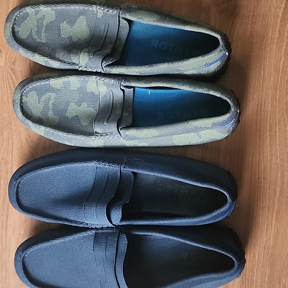 Men's Blue Slip-On Loafers